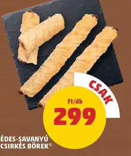 PENNY Édes-savanyú csirkés börek ajánlat