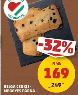 PENNY Belga csokis- meggyes párna ajánlat
