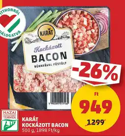 PENNY Karát kockázott bacon ajánlat