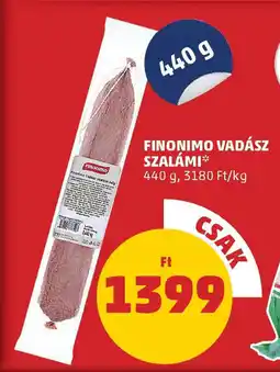PENNY Finonimo vadász szalámi ajánlat