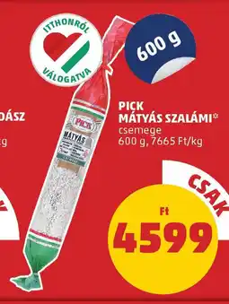 PENNY Pick mátyás szalámi ajánlat