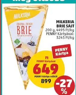PENNY Milkeria brie sajt ajánlat