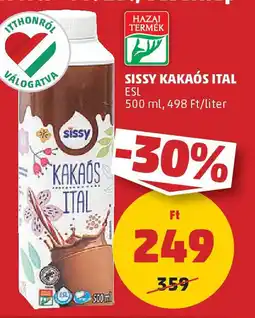 PENNY Sissy kakaós ital ajánlat