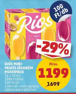 PENNY Rios mini- fruits jégkrém multipack ajánlat
