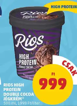 PENNY Rios high protein double cocoa jégkrém ajánlat