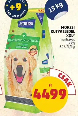 PENNY Morzsi kutyaeledel xxl ajánlat