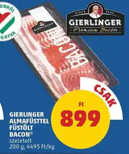 PENNY Gierlinger almafüsttel füstölt bacon ajánlat