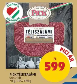 PENNY Pick téliszalámi ajánlat