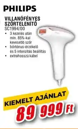 Expert PHILIPS Villanófényes szőrtelenítő SC1994/00 ajánlat