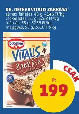 PENNY Dr. Oetker vitalis zabkása ajánlat