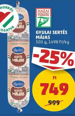 PENNY Gyulai sertés májas ajánlat