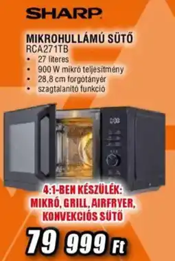 Expert SHARP Mikrohullámú sütő RCA271TB ajánlat