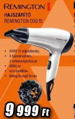 Expert REMINGTON Hajszárító D3015 ajánlat