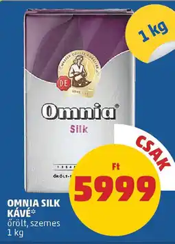 PENNY Omnia silk kávé ajánlat