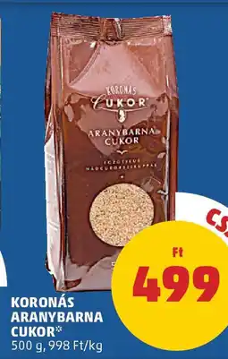 PENNY Koronás aranybarna cukor ajánlat