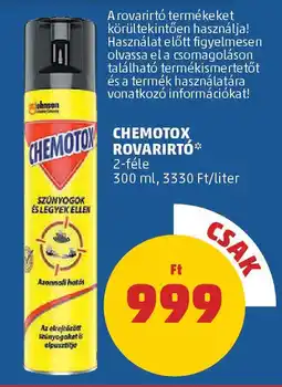 PENNY Chemotox rovarirtó ajánlat