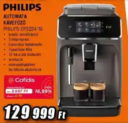 Expert PHILIPS Automata kávéfőző EP2224/10 ajánlat