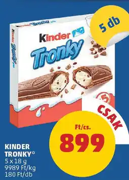 PENNY Kinder tronky ajánlat