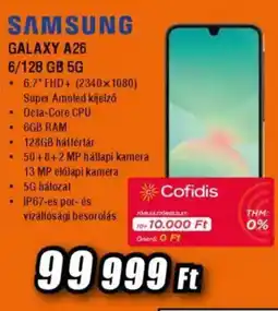 Expert SAMSUNG Galaxy A26 ajánlat