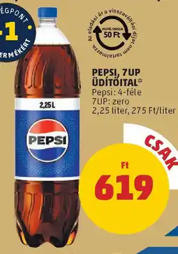 PENNY Pepsi, 7up üdítőital ajánlat
