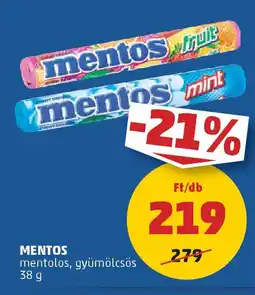 PENNY Mentos ajánlat