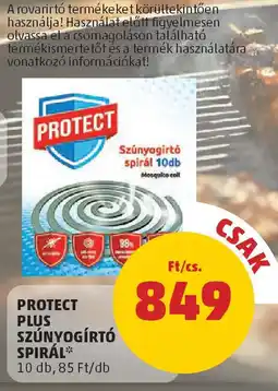 PENNY Protect plus szúnyogírtó spirál ajánlat