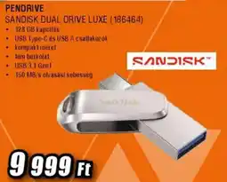 Expert Pendrive SanDisk Dual Drive Luxe (186464) ajánlat