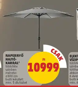 PENNY Napernyő hajtó- karral ajánlat