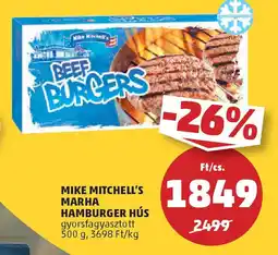 PENNY Mike Mitchell's marha hamburger hús ajánlat