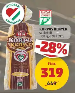 PENNY Vita korpás kenyér ajánlat