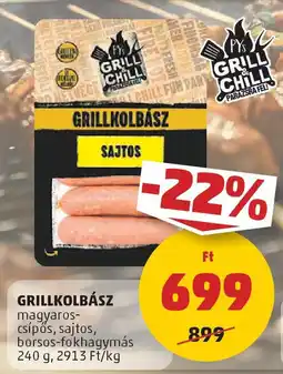 PENNY Py's grill&chill grillkolbász ajánlat
