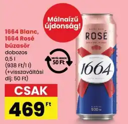 Spar 1664 Blanc, 1664 Rosé búzasör ajánlat