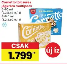 Spar Algida Cornetto tölcséres jégkrém multipack ajánlat