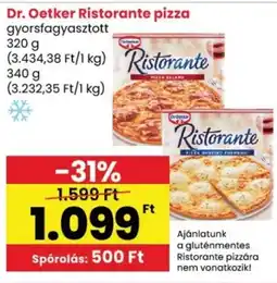 Spar Dr. Oetker Ristorante pizza ajánlat
