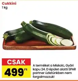 Spar Cukkini ajánlat