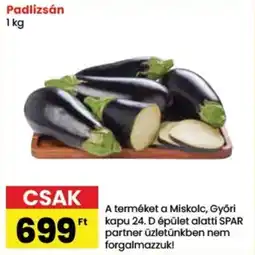 Spar Padlizsán ajánlat