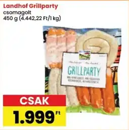 Spar Landhof Grillparty csomagolt ajánlat