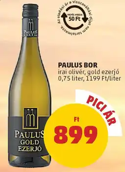 PENNY Paulus bor ajánlat