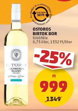PENNY Ostoros birtok bor ajánlat