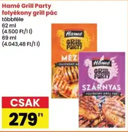 Spar Hamé Grill Party folyékony grill pác ajánlat
