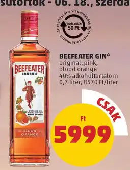 PENNY Beefeater gin ajánlat