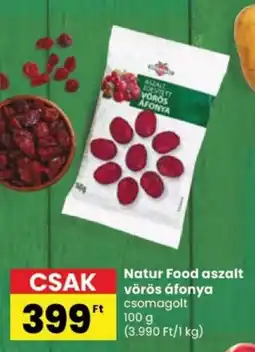 Spar Natur Food aszalt vörös áfonya ajánlat