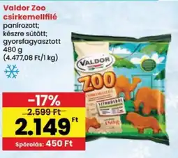 Spar Valdor Zoo csirkemellfilé ajánlat