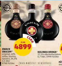 PENNY Zwack unicum ajánlat