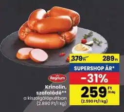 Spar Regnum Krinolin, szafaládé ajánlat
