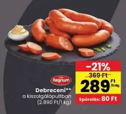 Spar Regnum Debreceni ajánlat