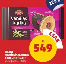 PENNY Detki vaníliás karika étbevonóval ajánlat