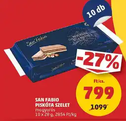 PENNY San Fabio piskóta szelet ajánlat