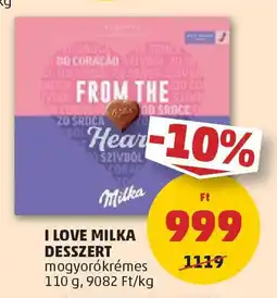 PENNY I love Milka desszert ajánlat