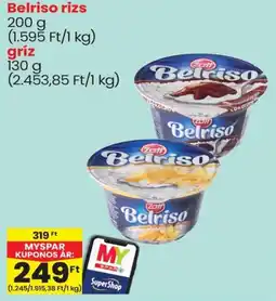 Spar Belriso rizs / gríz ajánlat